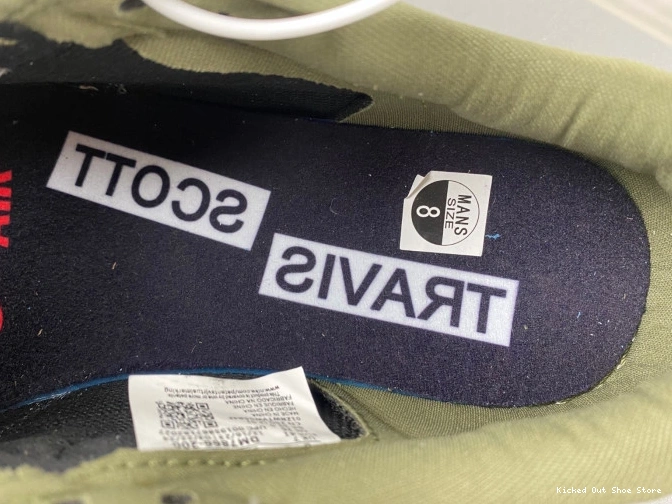 Kicked Out Shoe Store OG MEDIUM OLIVE JORDAN LOW 1 DM7866-200 SCOTT AIR TRAVIS X 0725